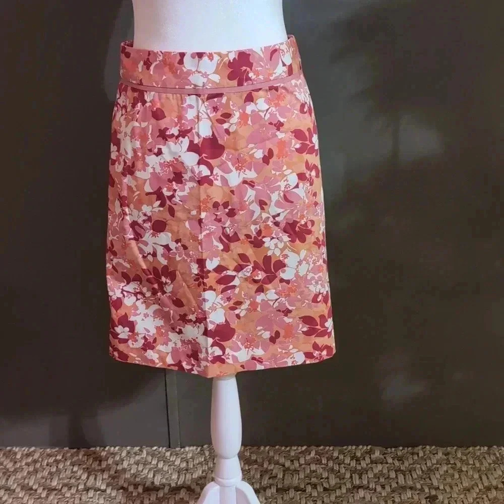 Geoffrey Beene Sport Cotton Floral Skirt